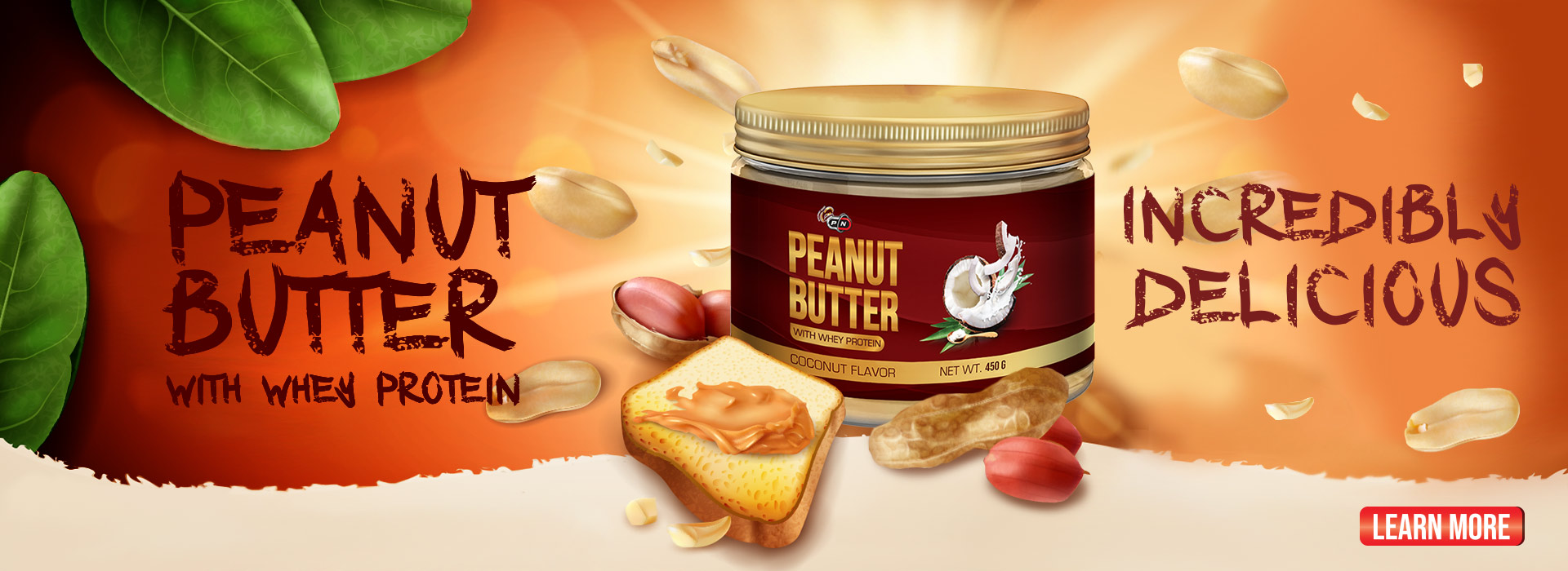 PEANUT BUTTER WITH WHEY PROTEIN
